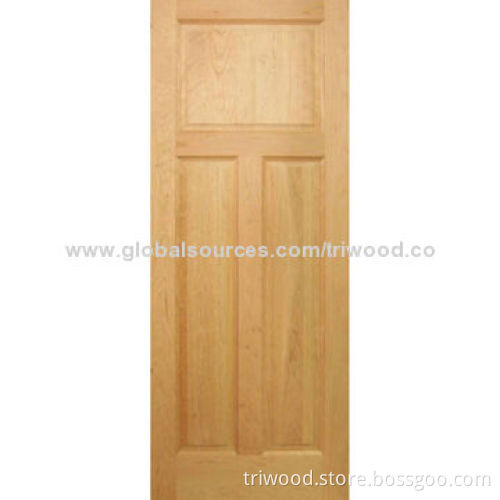 Interior Door with Knotty Pine Wood Core and Eco-friendly Stain, Varnish